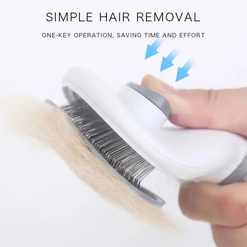 Durable Pet Hair Removal Brush for Dogs and Cats