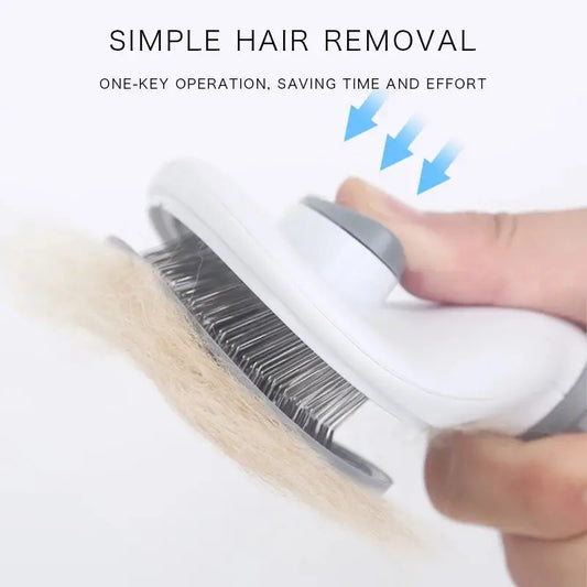Durable Pet Hair Removal Brush for Dogs and Cats