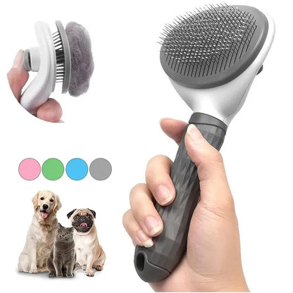 Durable Pet Hair Removal Brush for Dogs and Cats