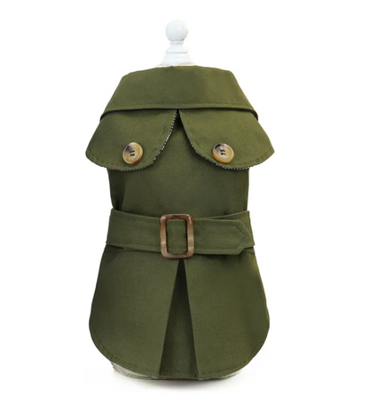 Classic British Trench Coat for Dogs & Cats