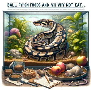 Ball Python Food and Why Not Eat